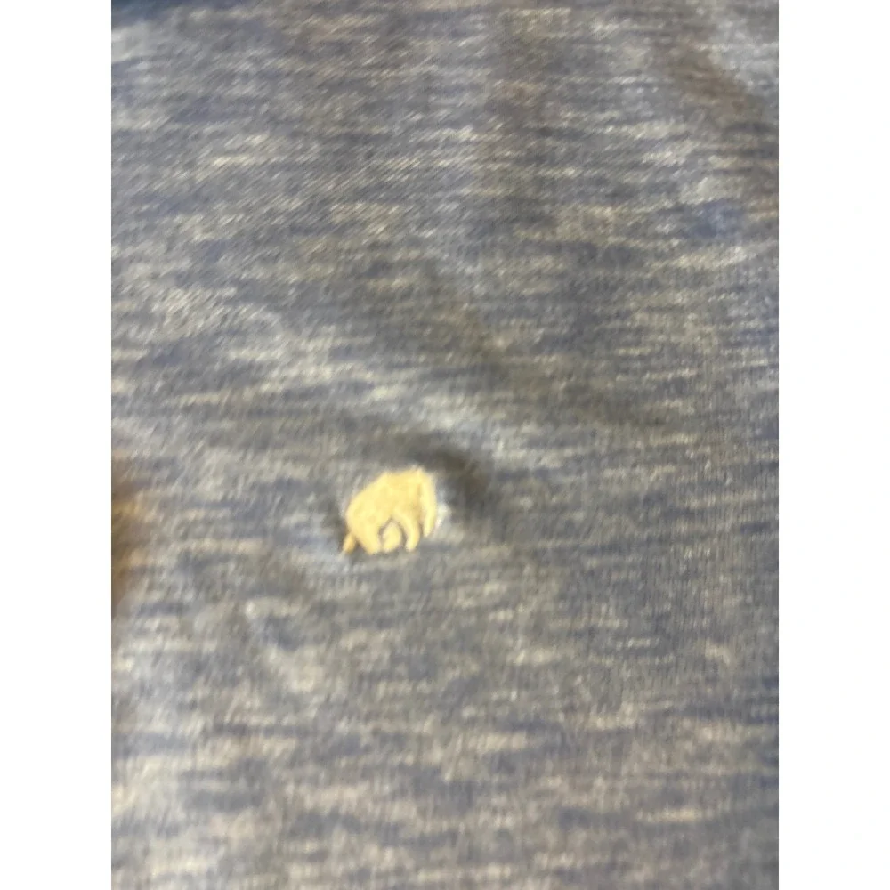 Banana Republic Polo Shirt Mens Large Blue  Elephant Logo Heathered